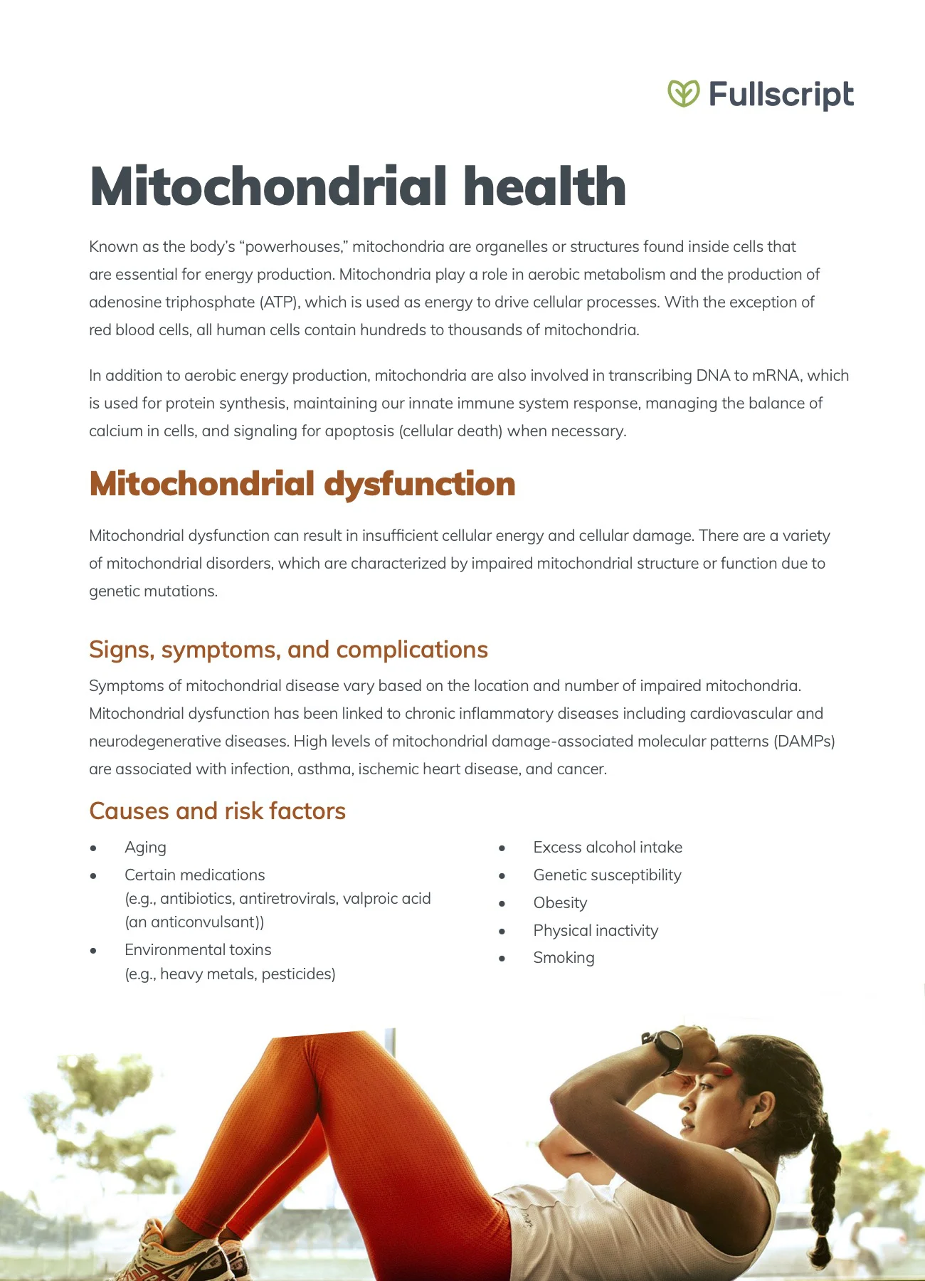 Mitochondrial Health